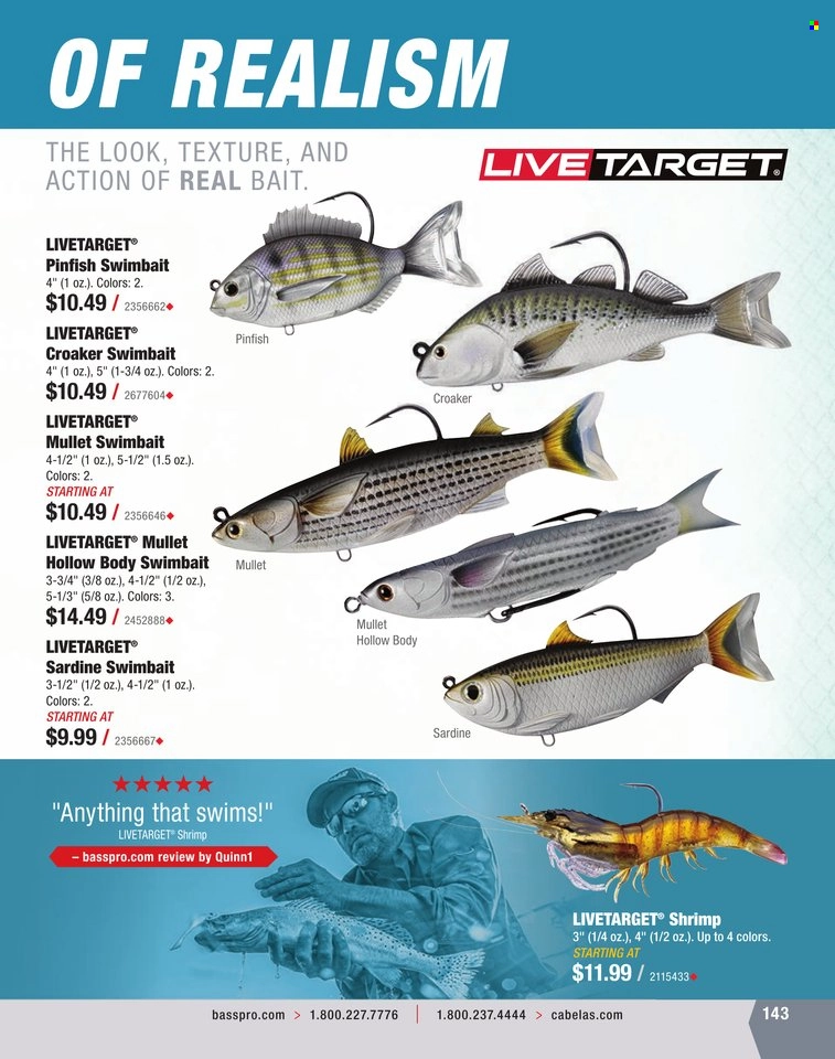Bass Pro Shops + Cabela's World Wide Sportsman Saltwater Specialist Catalog 2023 - Page 72