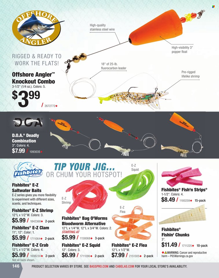 Bass Pro Shops + Cabela's World Wide Sportsman Saltwater Specialist Catalog 2023 - Page 76