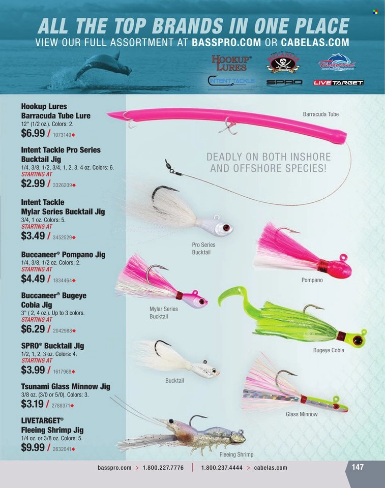 Bass Pro Shops + Cabela's World Wide Sportsman Saltwater Specialist Catalog 2023 - Page 77
