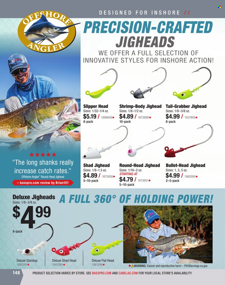 Bass Pro Shops + Cabela's World Wide Sportsman Saltwater Specialist Catalog 2023 - Page 78