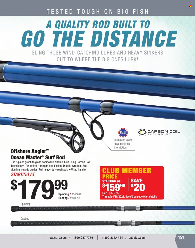 Bass Pro Shops + Cabela's World Wide Sportsman Saltwater Specialist Catalog 2023 - Page 81