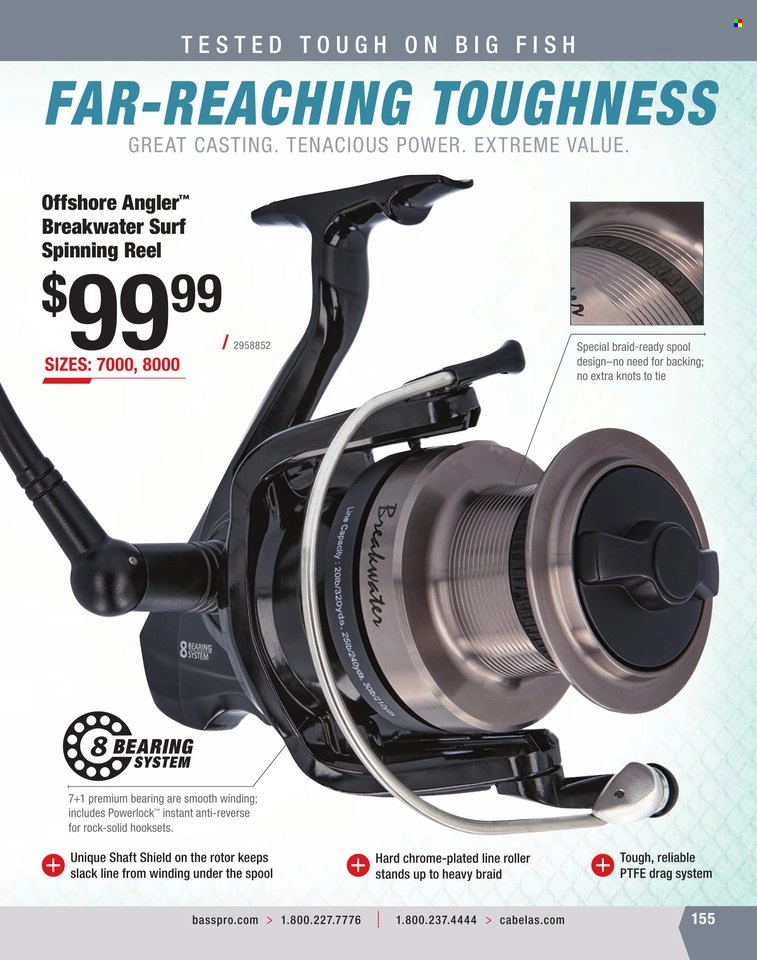 Bass Pro Shops + Cabela's World Wide Sportsman Saltwater Specialist Catalog 2023 - Page 85