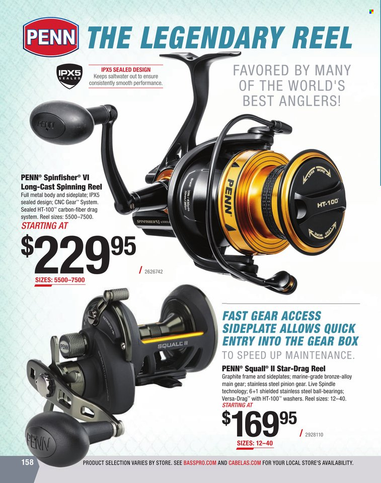 Bass Pro Shops + Cabela's World Wide Sportsman Saltwater Specialist Catalog 2023 - Page 89