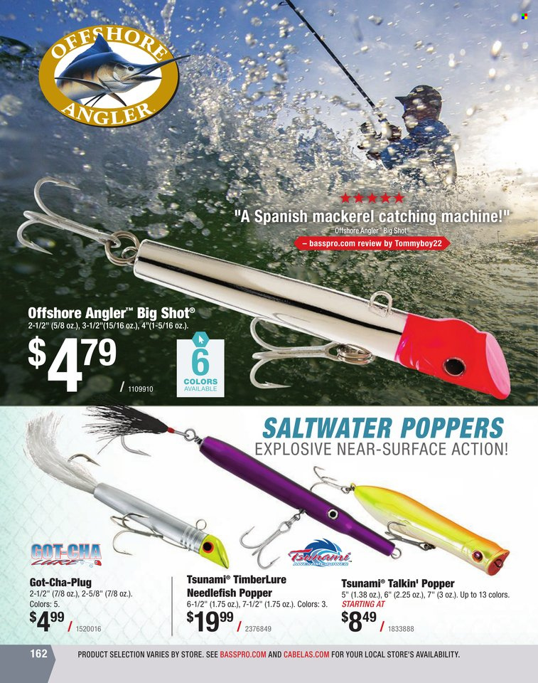 Bass Pro Shops + Cabela's World Wide Sportsman Saltwater Specialist Catalog 2023 - Page 93