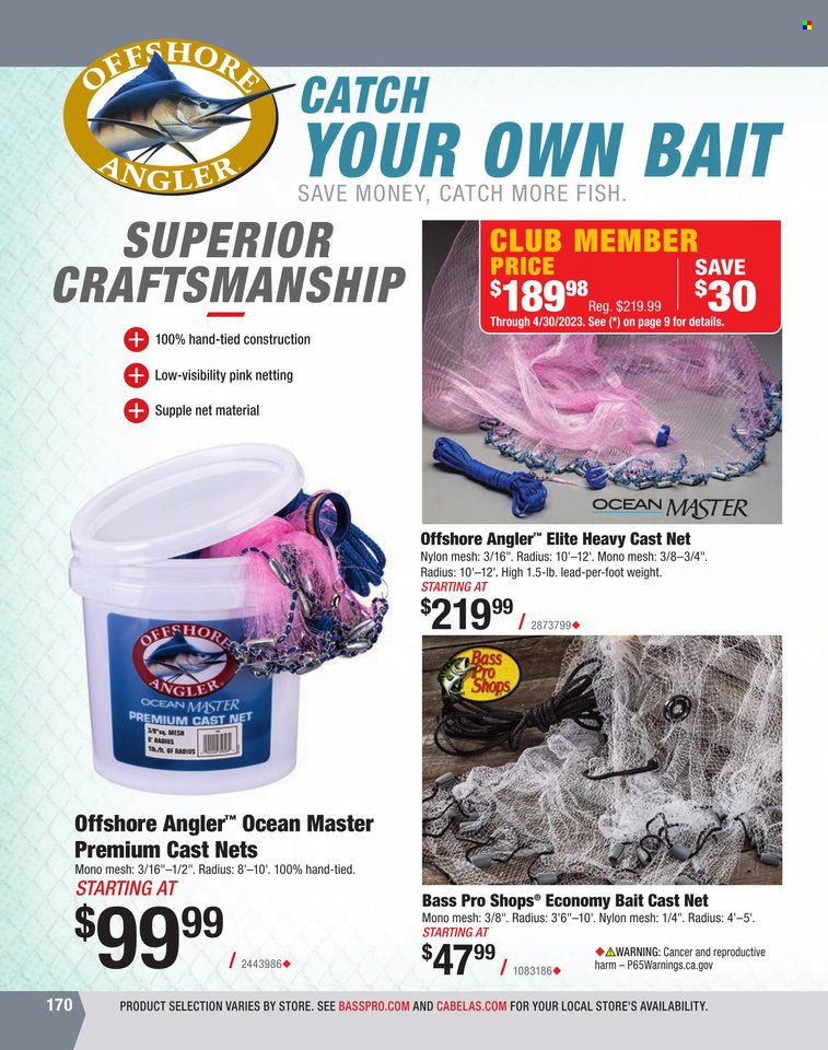Bass Pro Shops + Cabela's World Wide Sportsman Saltwater Specialist Catalog 2023 - Page 102