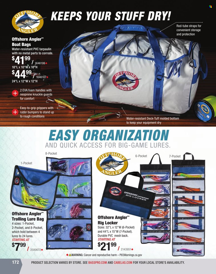 Bass Pro Shops + Cabela's World Wide Sportsman Saltwater Specialist Catalog 2023 - Page 104