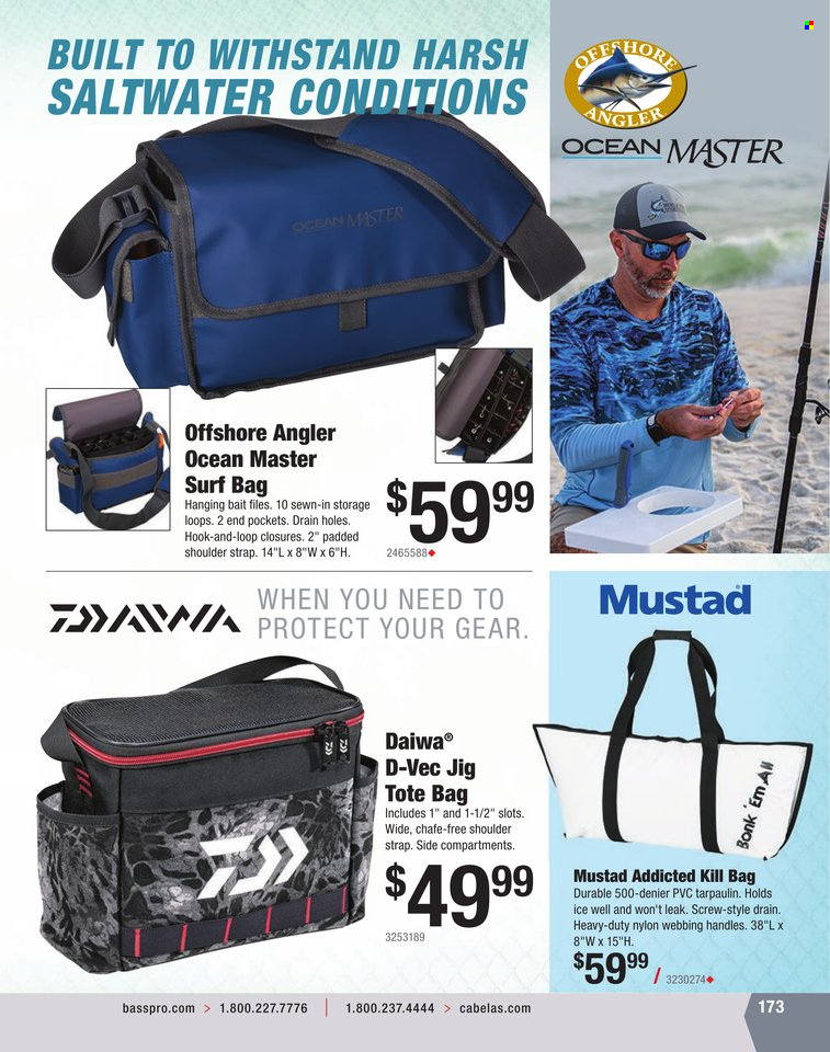 Bass Pro Shops + Cabela's World Wide Sportsman Saltwater Specialist Catalog 2023 - Page 105