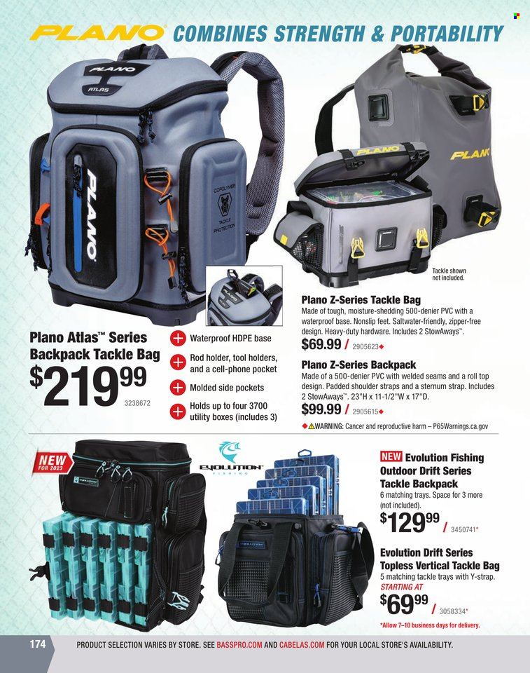 Bass Pro Shops + Cabela's World Wide Sportsman Saltwater Specialist Catalog 2023 - Page 106
