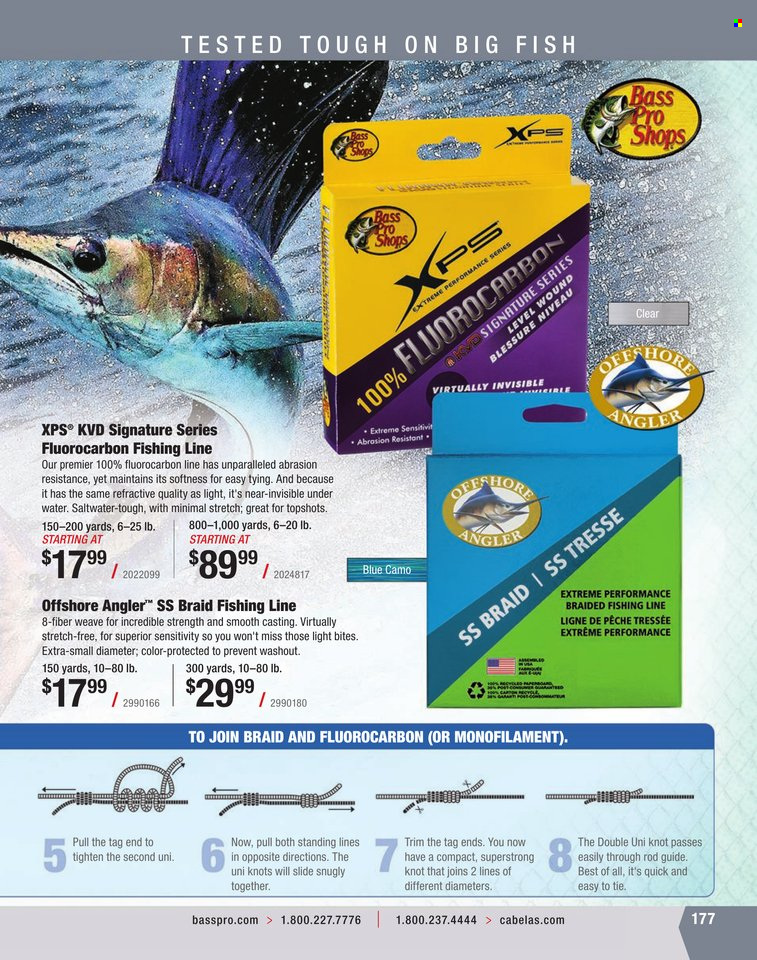 Bass Pro Shops + Cabela's World Wide Sportsman Saltwater Specialist Catalog 2023 - Page 110
