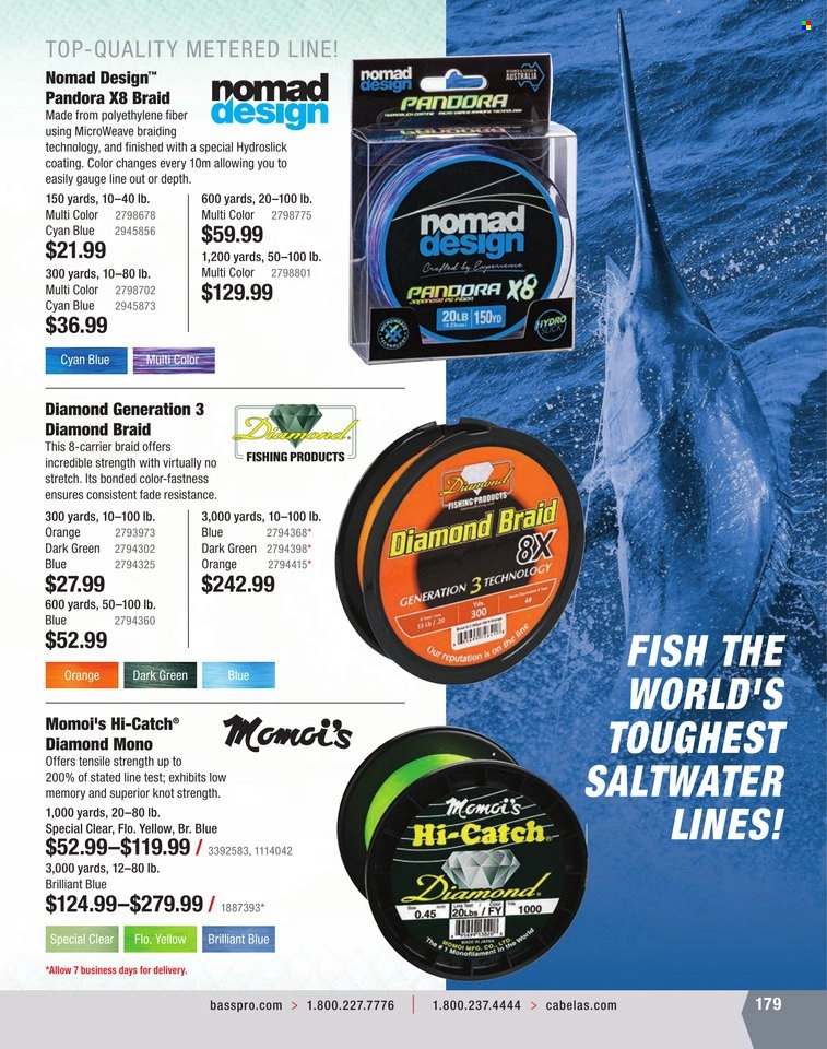 Bass Pro Shops + Cabela's World Wide Sportsman Saltwater Specialist Catalog 2023 - Page 112