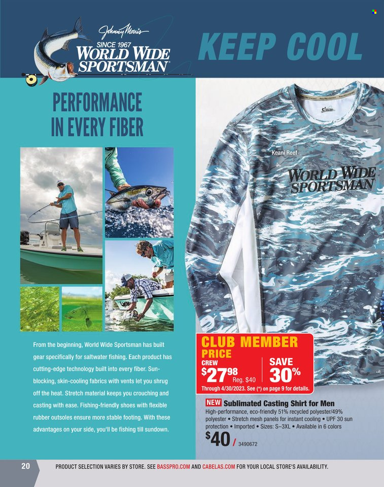 Bass Pro Shops + Cabela's World Wide Sportsman Saltwater Specialist Catalog 2023 - Page 130