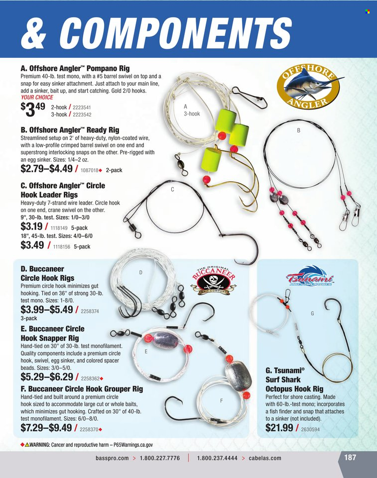 Bass Pro Shops + Cabela's World Wide Sportsman Saltwater Specialist Catalog 2023 - Page 121