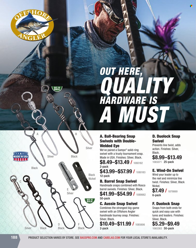 Bass Pro Shops + Cabela's World Wide Sportsman Saltwater Specialist Catalog 2023 - Page 122