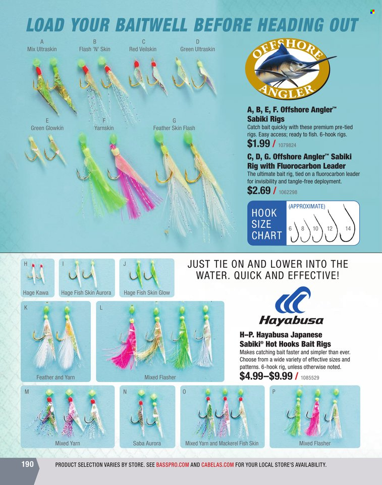 Bass Pro Shops + Cabela's World Wide Sportsman Saltwater Specialist Catalog 2023 - Page 124