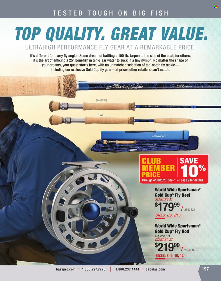Bass Pro Shops + Cabela's World Wide Sportsman Saltwater Specialist Catalog 2023 - Page 132