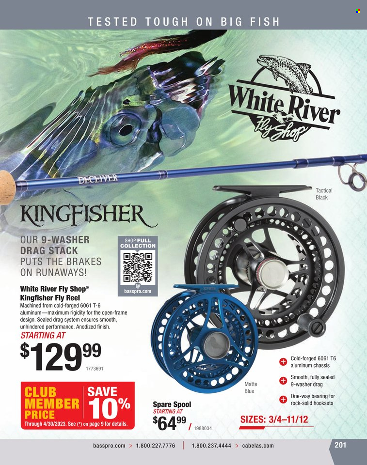 Bass Pro Shops + Cabela's World Wide Sportsman Saltwater Specialist Catalog 2023 - Page 136