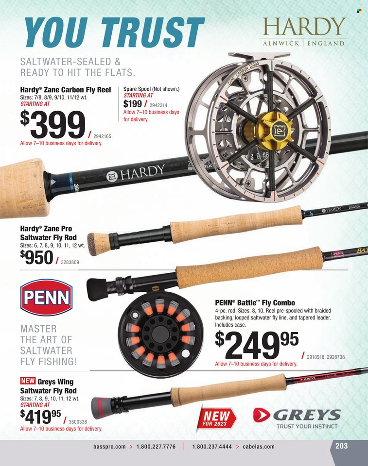Bass Pro Shops + Cabela's World Wide Sportsman Saltwater Specialist Catalog 2023 - Page 138