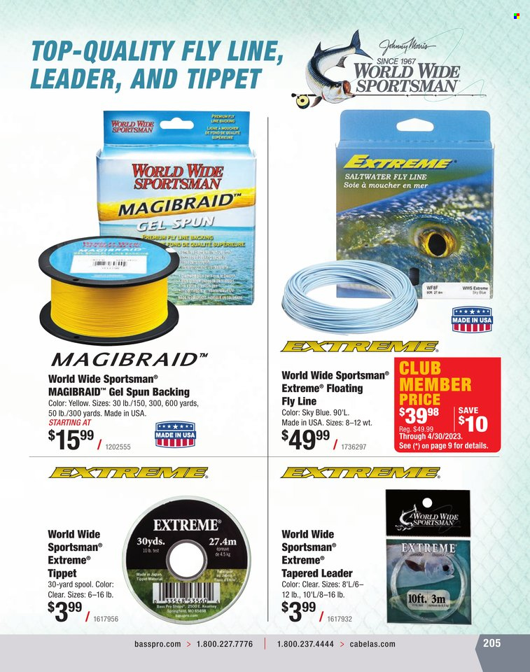 Bass Pro Shops + Cabela's World Wide Sportsman Saltwater Specialist Catalog 2023 - Page 140