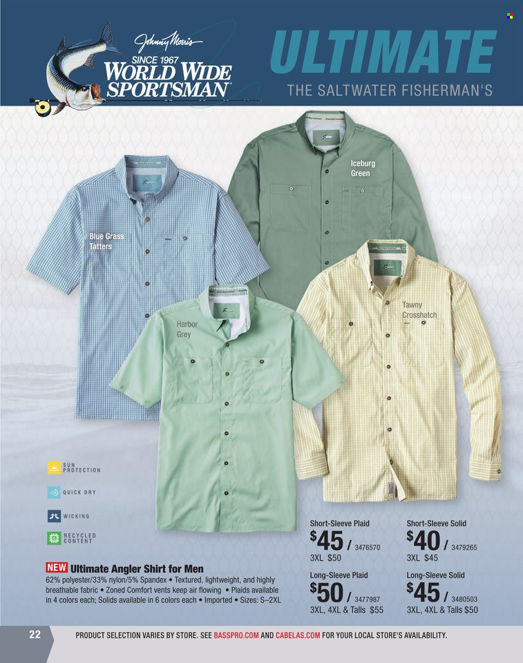 Bass Pro Shops + Cabela's World Wide Sportsman Saltwater Specialist Catalog 2023 - Page 152
