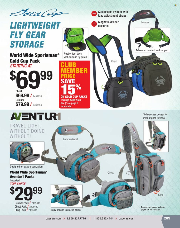 Bass Pro Shops + Cabela's World Wide Sportsman Saltwater Specialist Catalog 2023 - Page 145