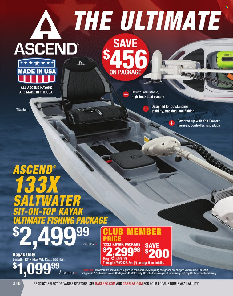Bass Pro Shops + Cabela's World Wide Sportsman Saltwater Specialist Catalog 2023 - Page 153