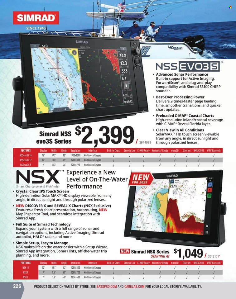 Bass Pro Shops + Cabela's World Wide Sportsman Saltwater Specialist Catalog 2023 - Page 164