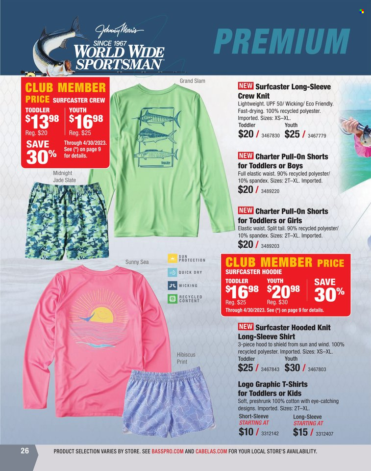 Bass Pro Shops + Cabela's World Wide Sportsman Saltwater Specialist Catalog 2023 - Page 196