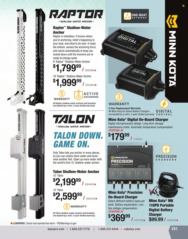 Bass Pro Shops + Cabela's World Wide Sportsman Saltwater Specialist Catalog 2023 - Page 191