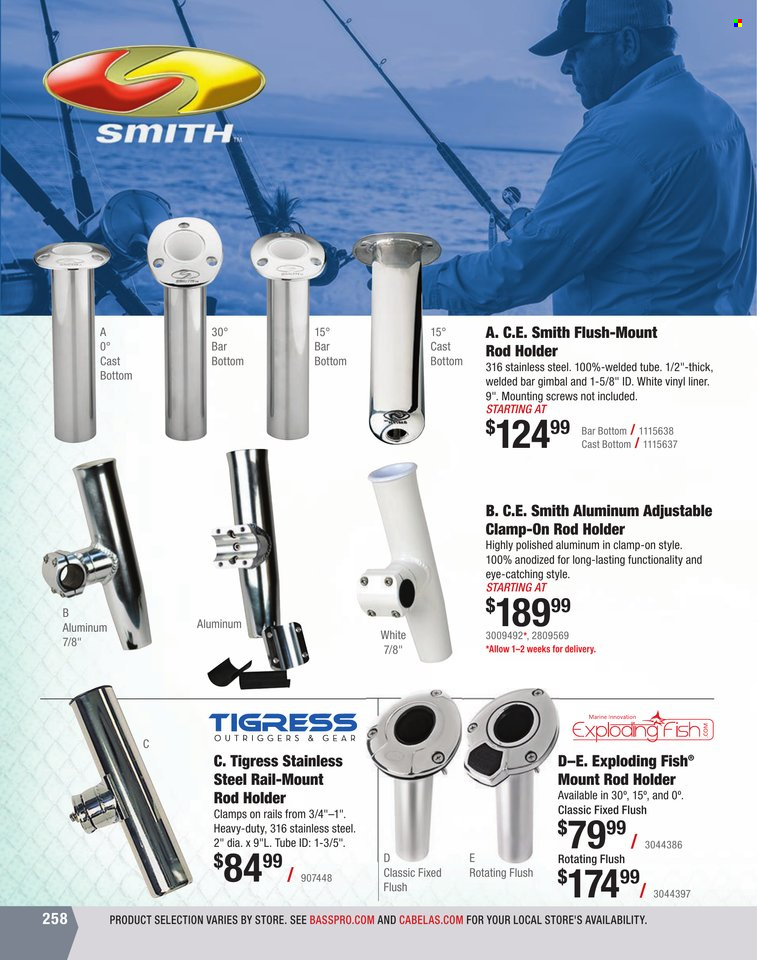 Bass Pro Shops + Cabela's World Wide Sportsman Saltwater Specialist Catalog 2023 - Page 199