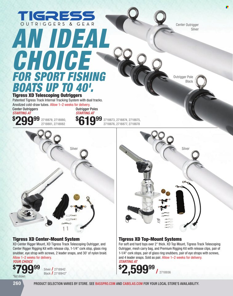 Bass Pro Shops + Cabela's World Wide Sportsman Saltwater Specialist Catalog 2023 - Page 201