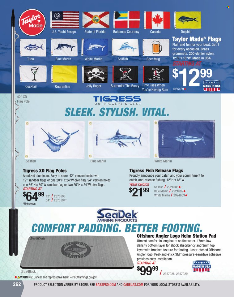 Bass Pro Shops + Cabela's World Wide Sportsman Saltwater Specialist Catalog 2023 - Page 203