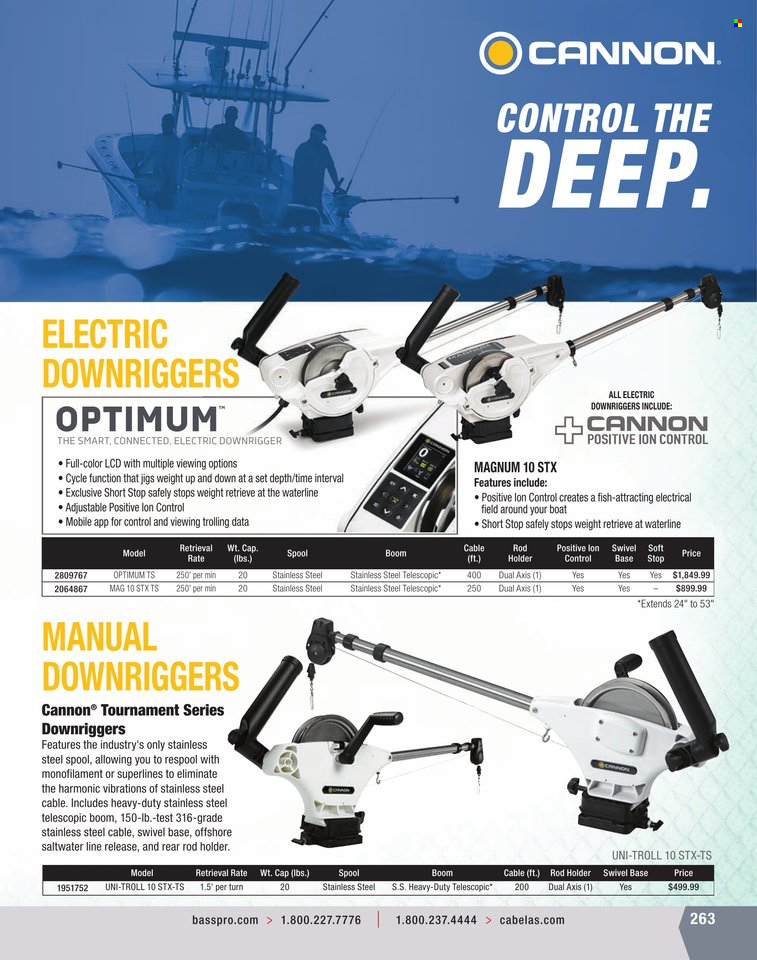 Bass Pro Shops + Cabela's World Wide Sportsman Saltwater Specialist Catalog 2023 - Page 204