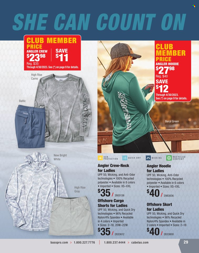 Bass Pro Shops + Cabela's World Wide Sportsman Saltwater Specialist Catalog 2023 - Page 222