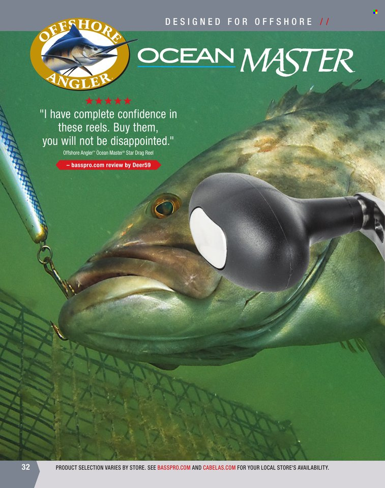 Bass Pro Shops + Cabela's World Wide Sportsman Saltwater Specialist Catalog 2023 - Page 225