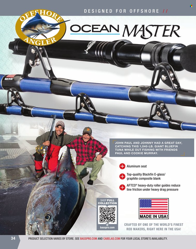 Bass Pro Shops + Cabela's World Wide Sportsman Saltwater Specialist Catalog 2023 - Page 227