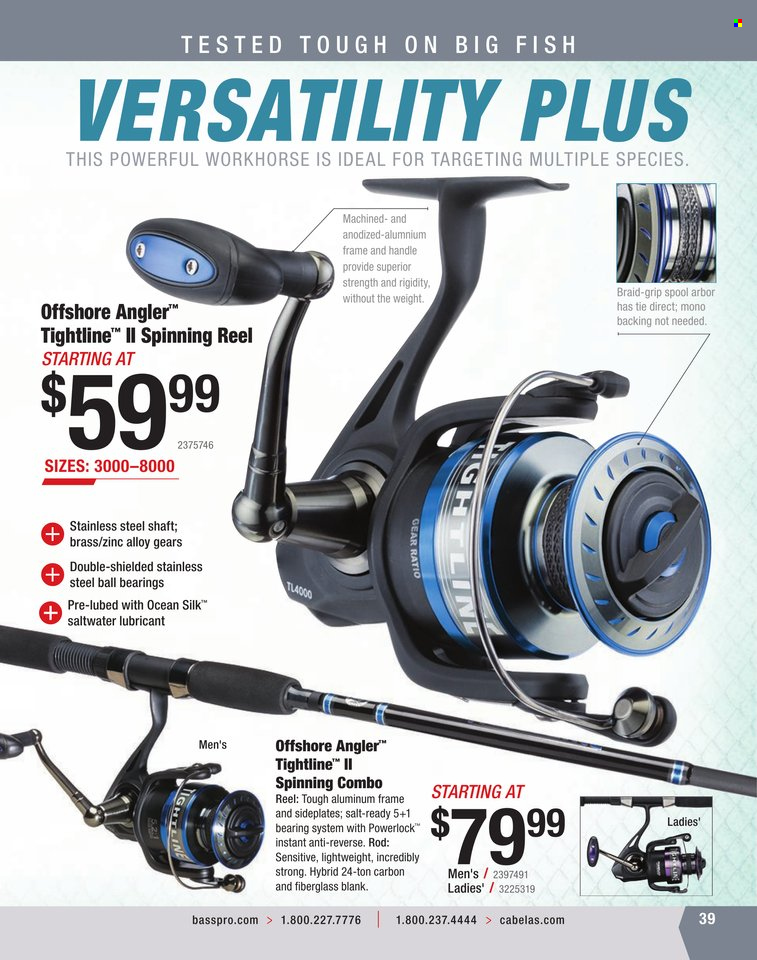 Bass Pro Shops + Cabela's World Wide Sportsman Saltwater Specialist Catalog 2023 - Page 232