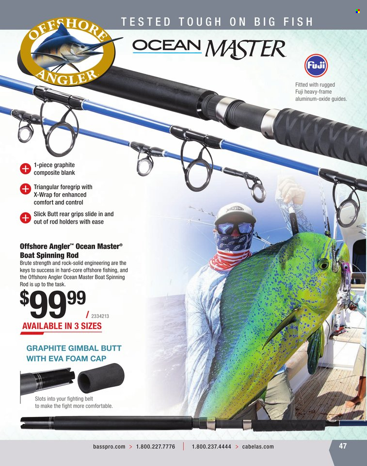 Bass Pro Shops + Cabela's World Wide Sportsman Saltwater Specialist Catalog 2023 - Page 240