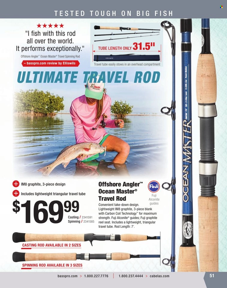 Bass Pro Shops + Cabela's World Wide Sportsman Saltwater Specialist Catalog 2023 - Page 248