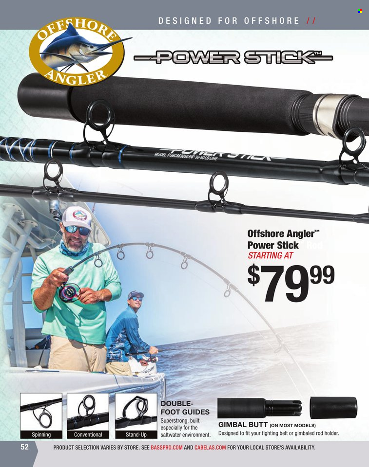 Bass Pro Shops + Cabela's World Wide Sportsman Saltwater Specialist Catalog 2023 - Page 250