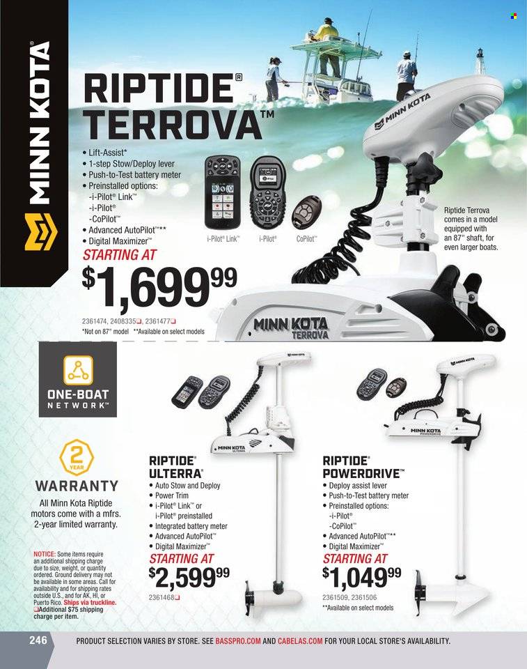 Bass Pro Shops + Cabela's World Wide Sportsman Saltwater Specialist Catalog 2023 - Page 260