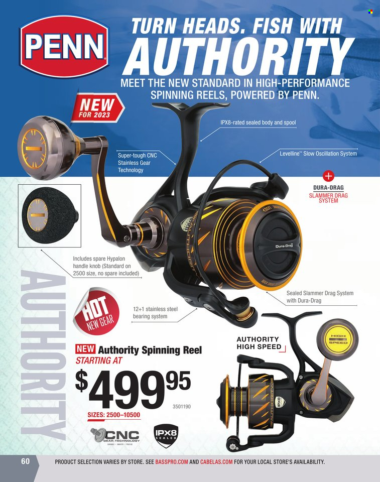 Bass Pro Shops + Cabela's World Wide Sportsman Saltwater Specialist Catalog 2023 - Page 265