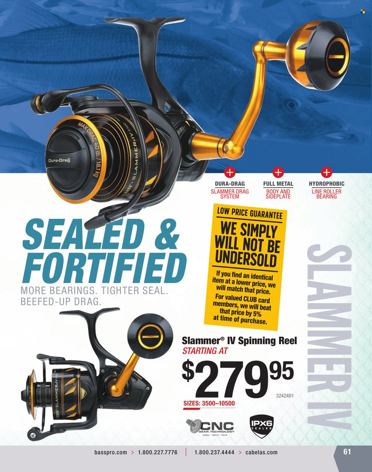 Bass Pro Shops + Cabela's World Wide Sportsman Saltwater Specialist Catalog 2023 - Page 266