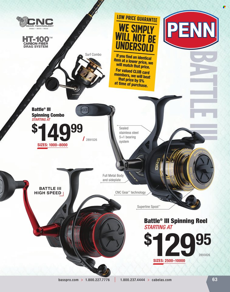 Bass Pro Shops + Cabela's World Wide Sportsman Saltwater Specialist Catalog 2023 - Page 269
