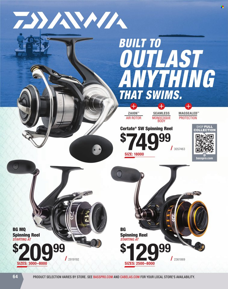 Bass Pro Shops + Cabela's World Wide Sportsman Saltwater Specialist Catalog 2023 - Page 270