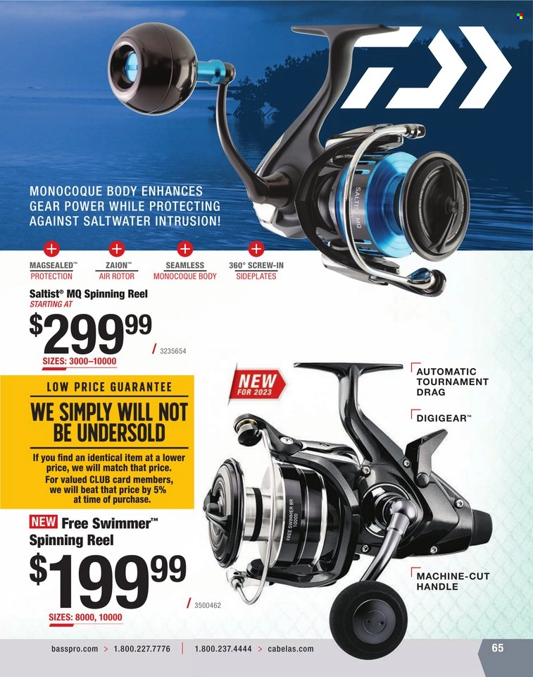 Bass Pro Shops + Cabela's World Wide Sportsman Saltwater Specialist Catalog 2023 - Page 271