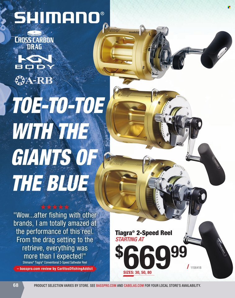 Bass Pro Shops + Cabela's World Wide Sportsman Saltwater Specialist Catalog 2023 - Page 275