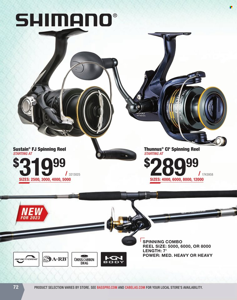 Bass Pro Shops + Cabela's World Wide Sportsman Saltwater Specialist Catalog 2023 - Page 279