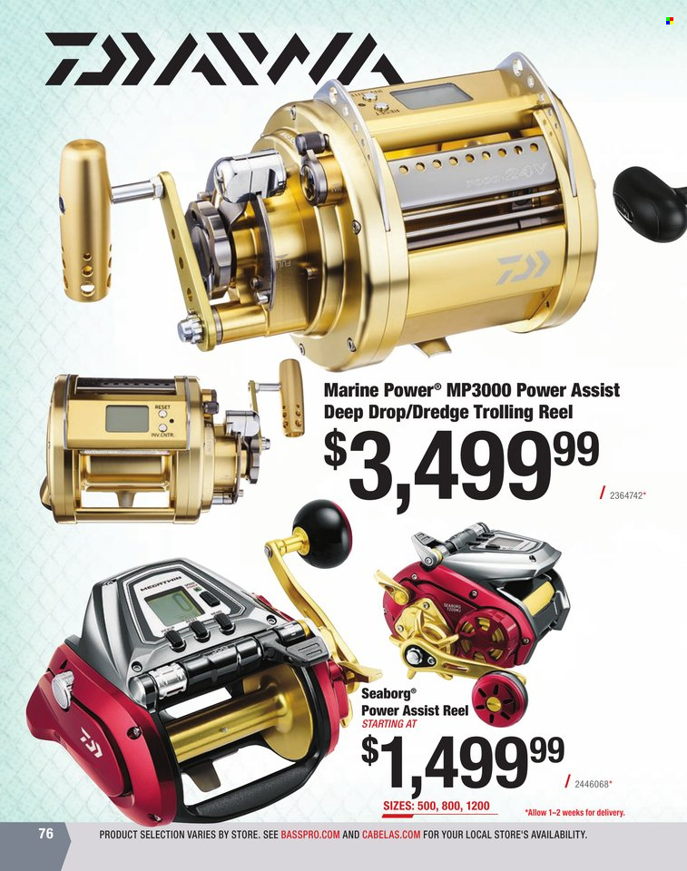 Bass Pro Shops + Cabela's World Wide Sportsman Saltwater Specialist Catalog 2023 - Page 283
