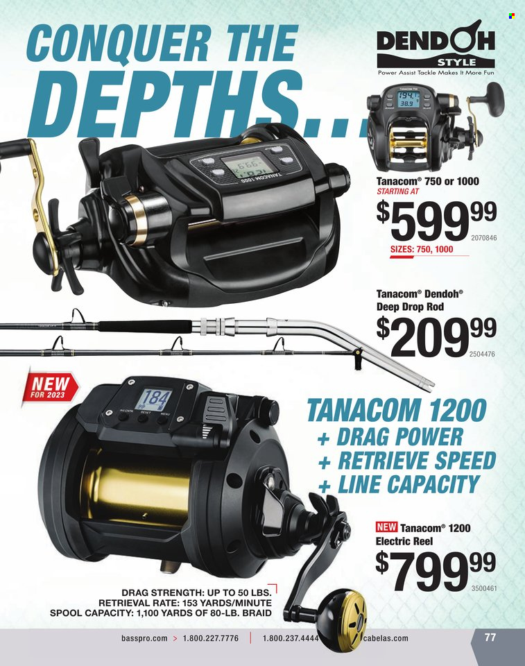 Bass Pro Shops + Cabela's World Wide Sportsman Saltwater Specialist Catalog 2023 - Page 284