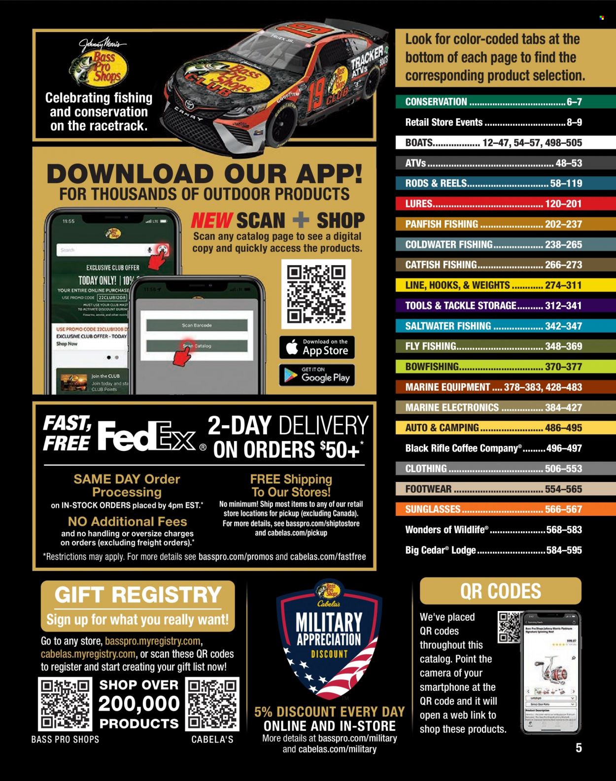 Bass Pro Shops + Cabela's Fishing Master Catalog 2023 - Page 5